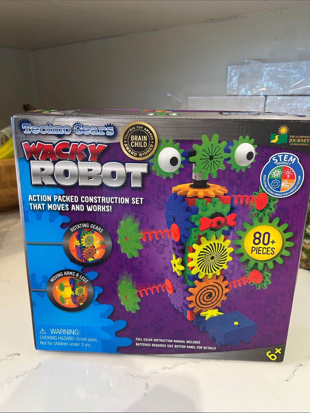 Wacky Robot Building Set - Purple & Multicolor